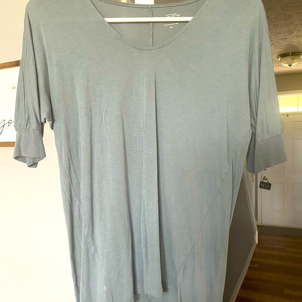 Blue/Gray Top